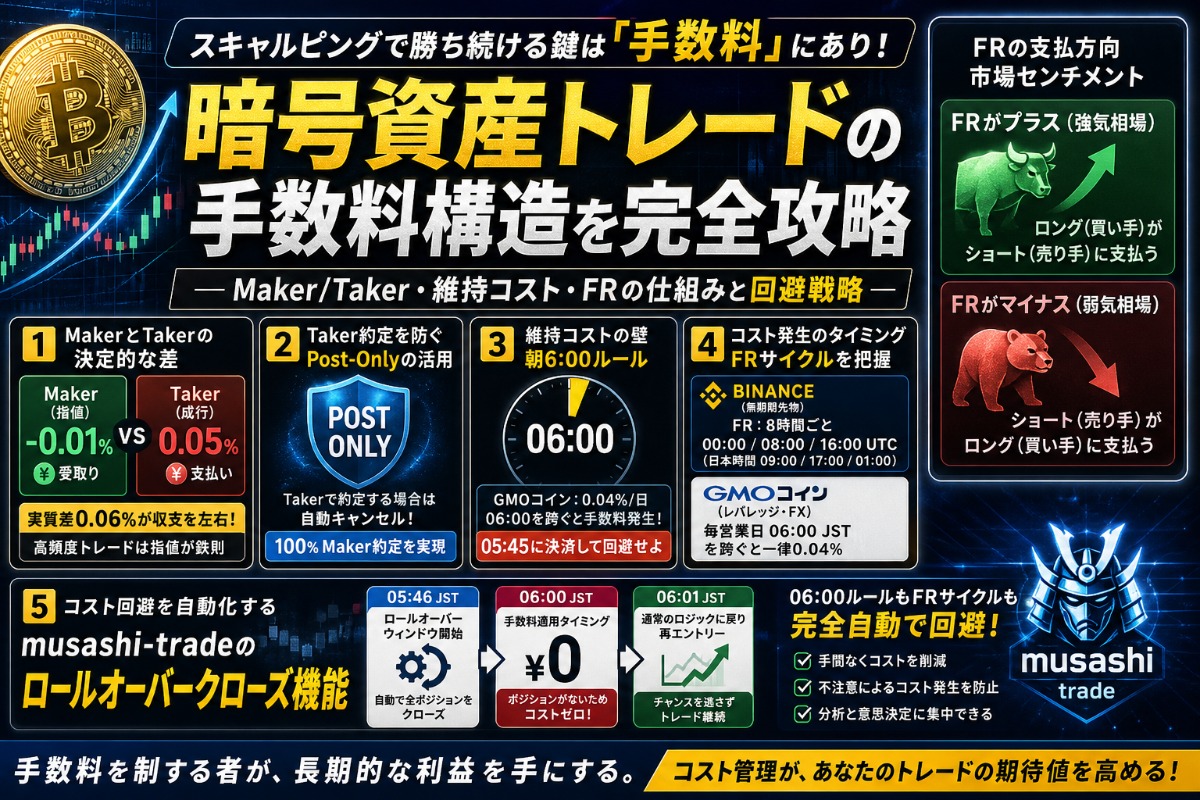 暗号資産 手数料 仕組み完全ガイド：Maker/Taker・FRまで徹底解説